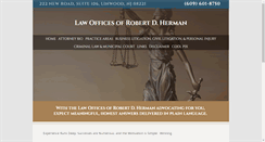 Desktop Screenshot of hermanlawoffices.com