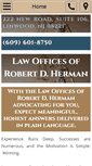 Mobile Screenshot of hermanlawoffices.com