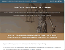 Tablet Screenshot of hermanlawoffices.com